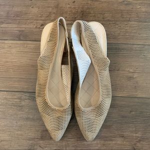 Hispanitas Tan Pointy Toed Sling-backs